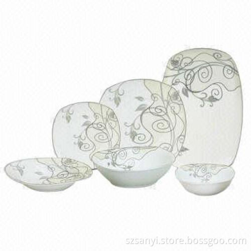 Square Dinner Set